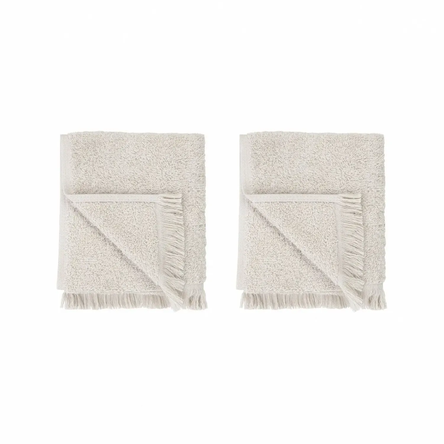 - Set of 2 Guest Hand Towels - Moonbeam - FRINO*Blomus Sale