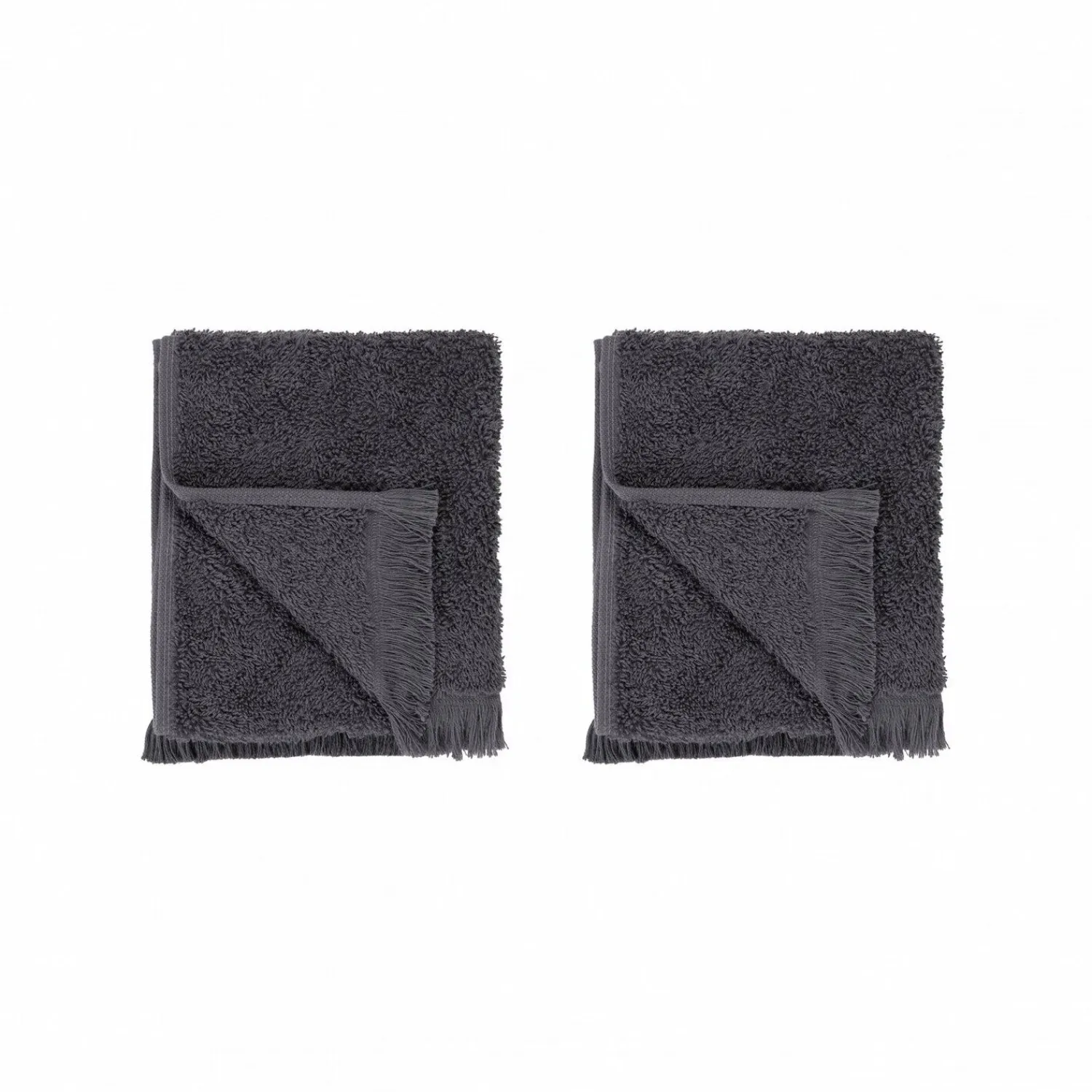 - Set of 2 Guest Hand Towels - Magnet - FRINO^Blomus