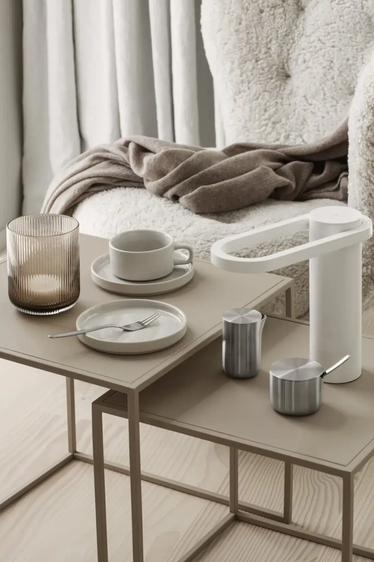 - Set of 2 Tea Cups - Moonbeam - PILAR^Blomus Sale