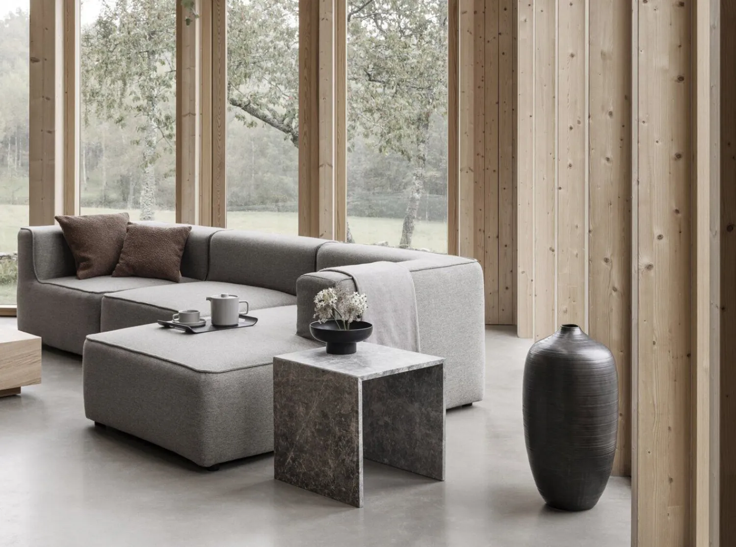 - Set of 2 Tea Cups - Mirage Gray - PILAR^Blomus Best