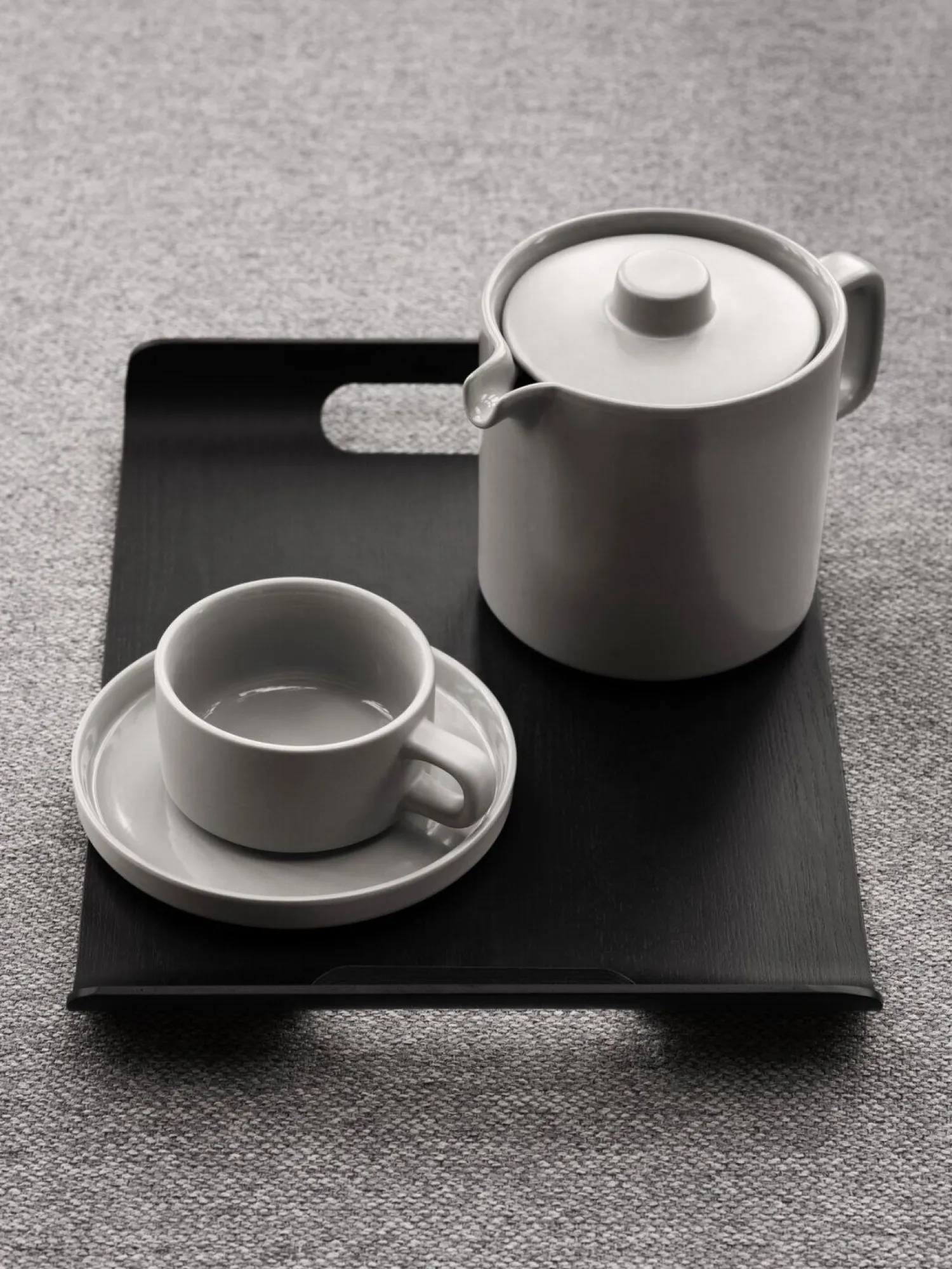 - Set of 2 Tea Cups - Mirage Gray - PILAR^Blomus Best