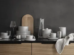 - Set of 2 Tea Cups - Mirage Gray - PILAR^Blomus Best