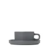 - Set of 2 Tea Cups, 4 pcs. - Pewter - PILAR^Blomus Sale