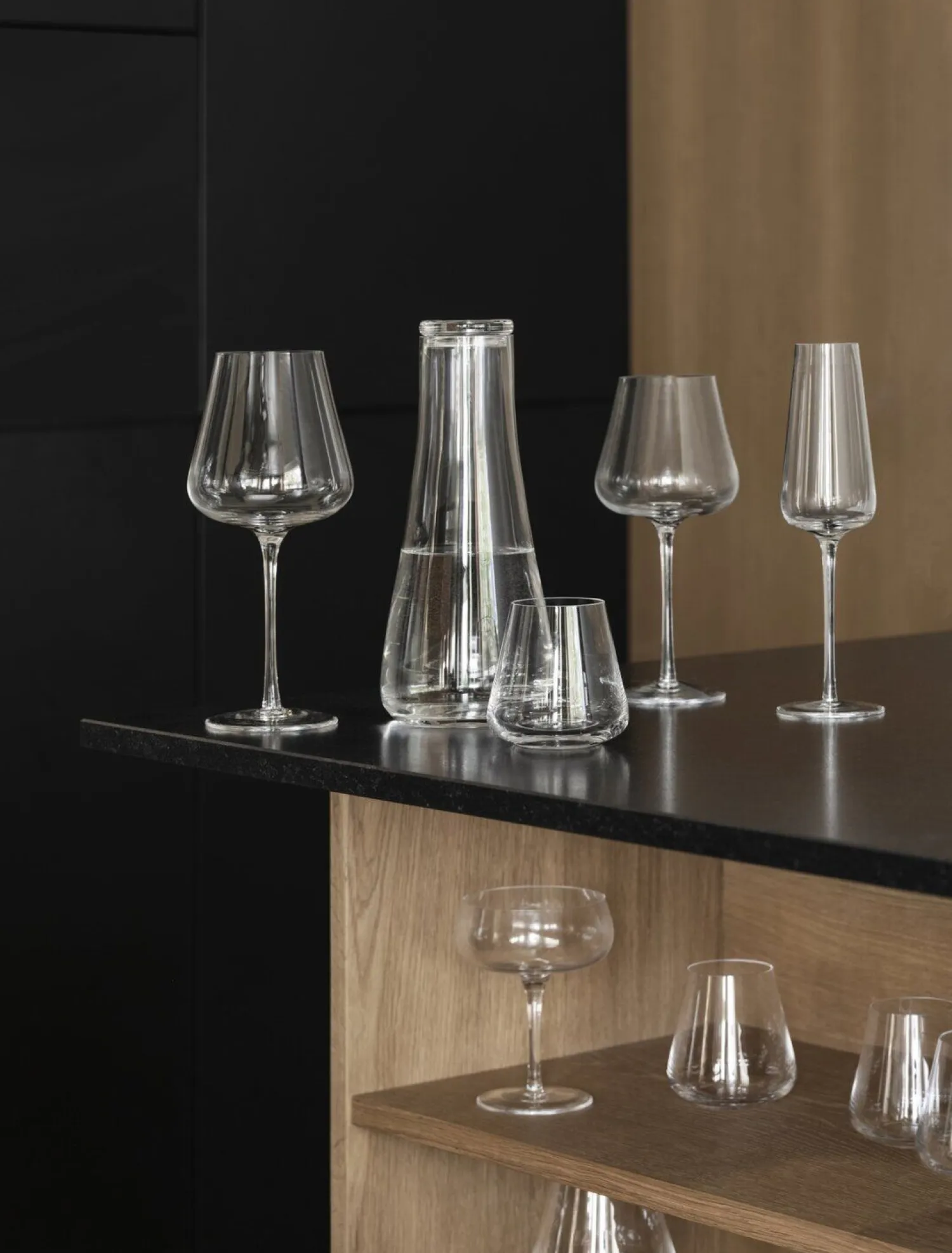 - Set of 4 Tumblers - Clear Glass - BELO^Blomus Online
