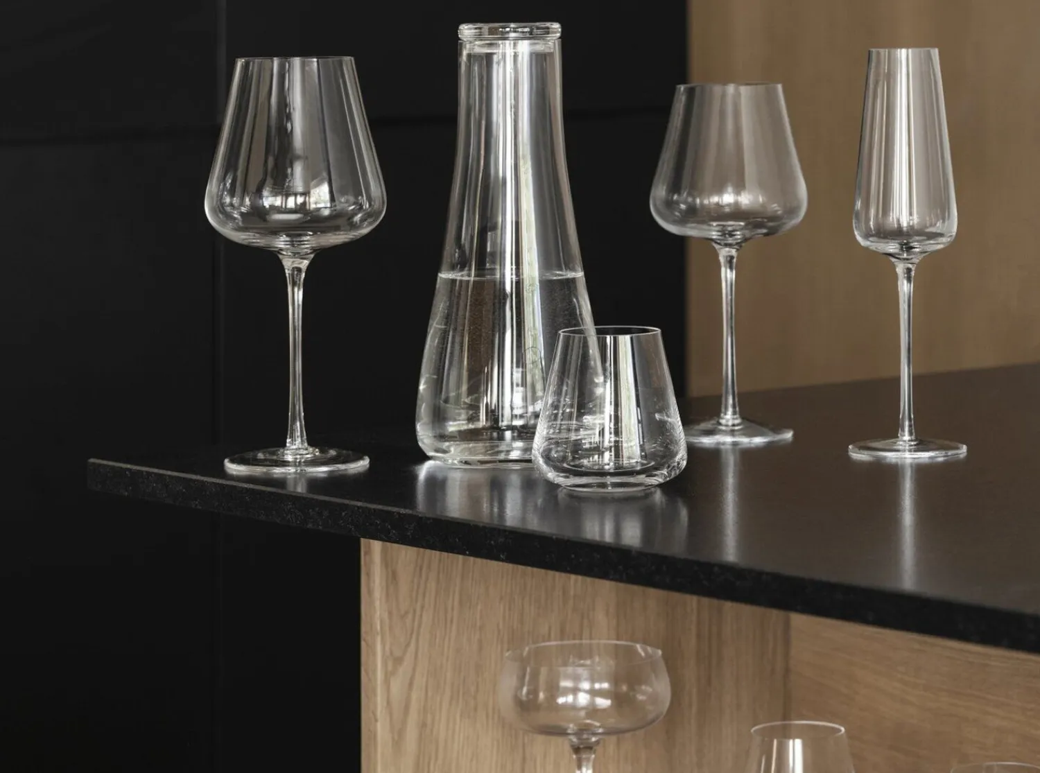 - Set of 4 Tumblers - Clear Glass - BELO^Blomus Online