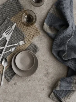 - Tea Towel, Set of 2 pcs - Indian Tan/ Tradewinds - GANO*Blomus