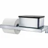 - Toilet Paper Holder with glass shelf - matt - MENOTO*Blomus Online