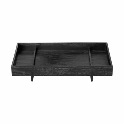 - Tray L - Black - ABENTO - H8,5 x L50 x W30 cm*Blomus Discount