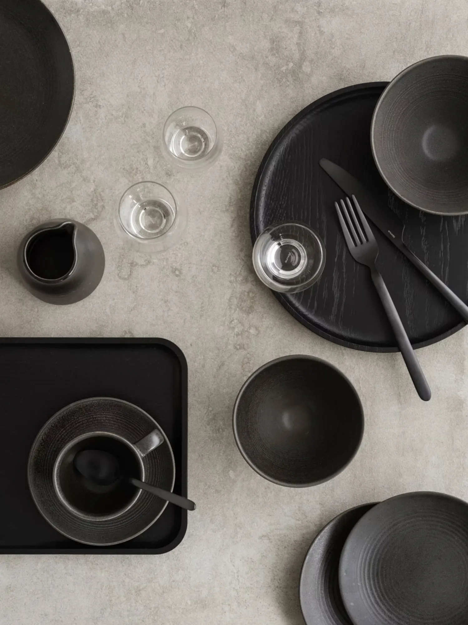 - Tray L - OKU - Black^Blomus Discount