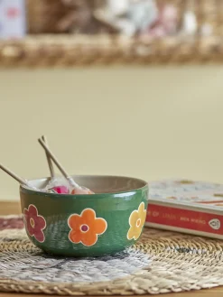 - Addy Skål, Grøn, Stentøj*Bloomingville