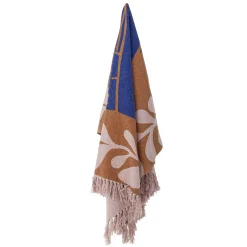 - Atle Plaid, Brun, Genanvendt Bomuld*Bloomingville Discount