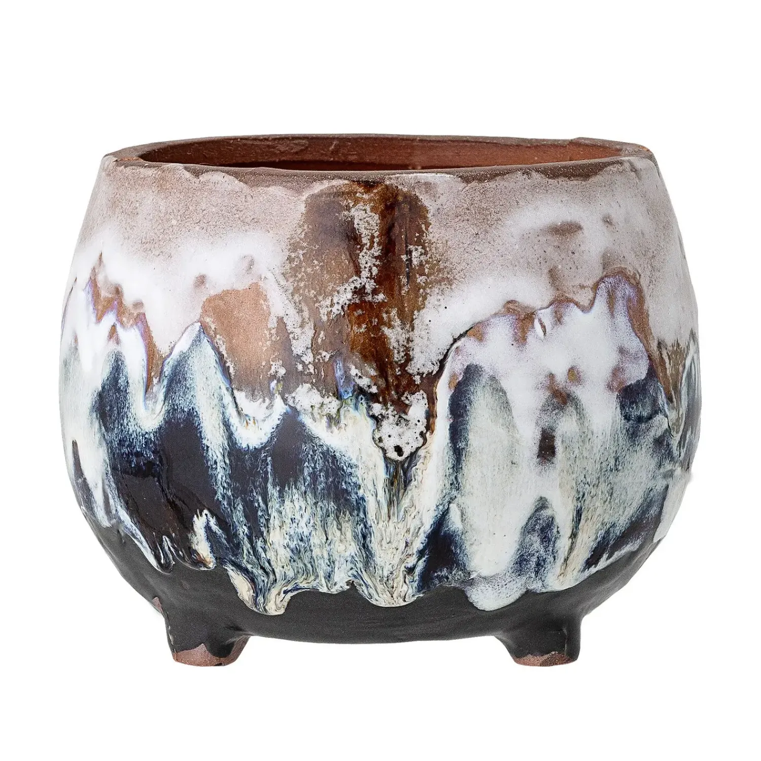 - Bjanka Deko Urtepotte, Brun, Terrakotta^Bloomingville Clearance