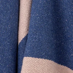 - Cadeo Plaid, Blå, Genanvendt Bomuld*Bloomingville Clearance