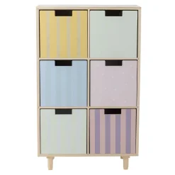 - Calle Bogreol m/skuffer, Natur, Kejsertræ*Bloomingville Hot