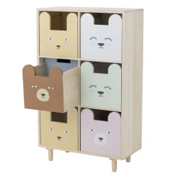 - Calle Bogreol m/skuffer, Natur, Kejsertræ*Bloomingville Hot