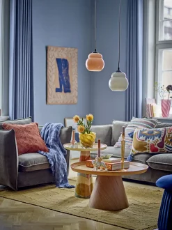 - Callo Urtepotteskjuler / Vase, Gul, Glas, 17x15 cm^Bloomingville Discount