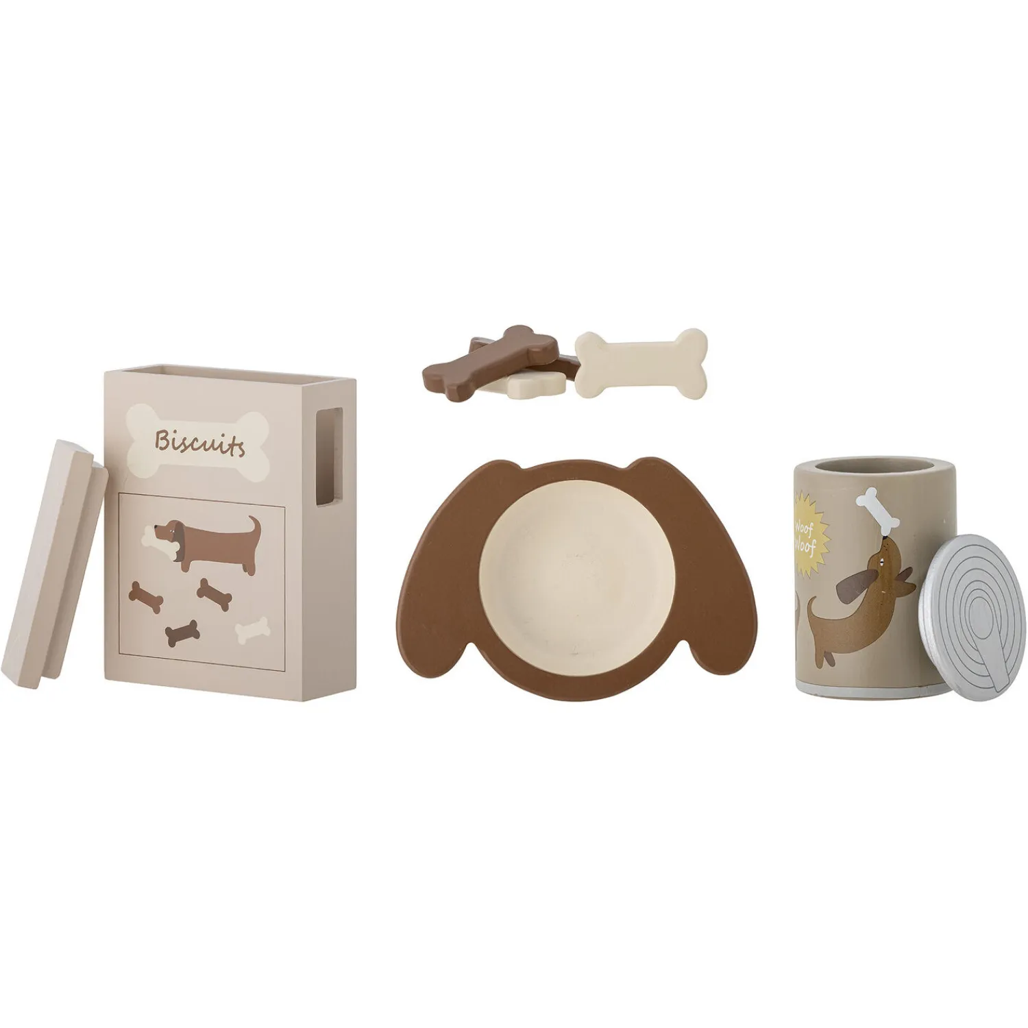 - Charlie Legetøj, Legemad, Brun, FSC®100%, MDF*Bloomingville Online