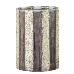 - Cicilia Fyrfadsstage, Guld, Glas^Bloomingville Clearance