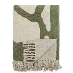 - Dalmine Plaid, Grøn, Genanvendt Bomuld^Bloomingville Online