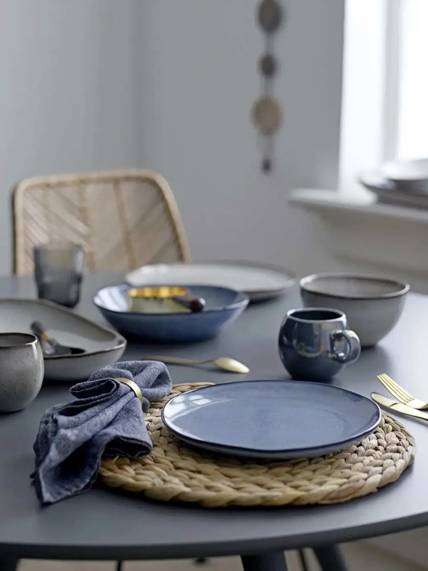 - Dækkeserviet - Vandhyacint - Natur^Bloomingville Outlet