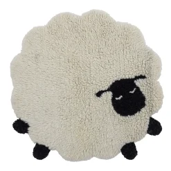 - Dolly Tæppe, Hvid, Uld*Bloomingville Hot