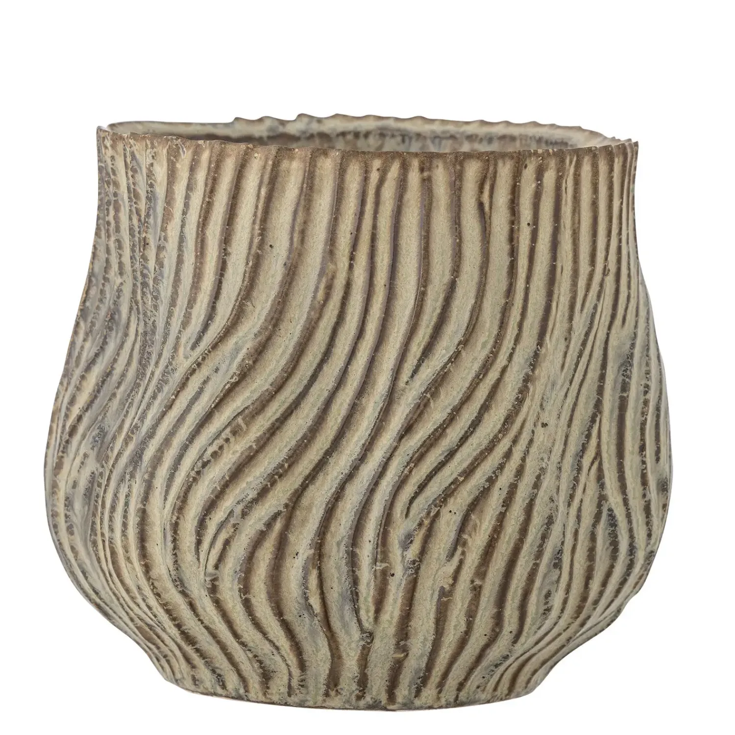 - Dua Urtepotteskjuler, Grøn, Stentøj*Bloomingville Outlet