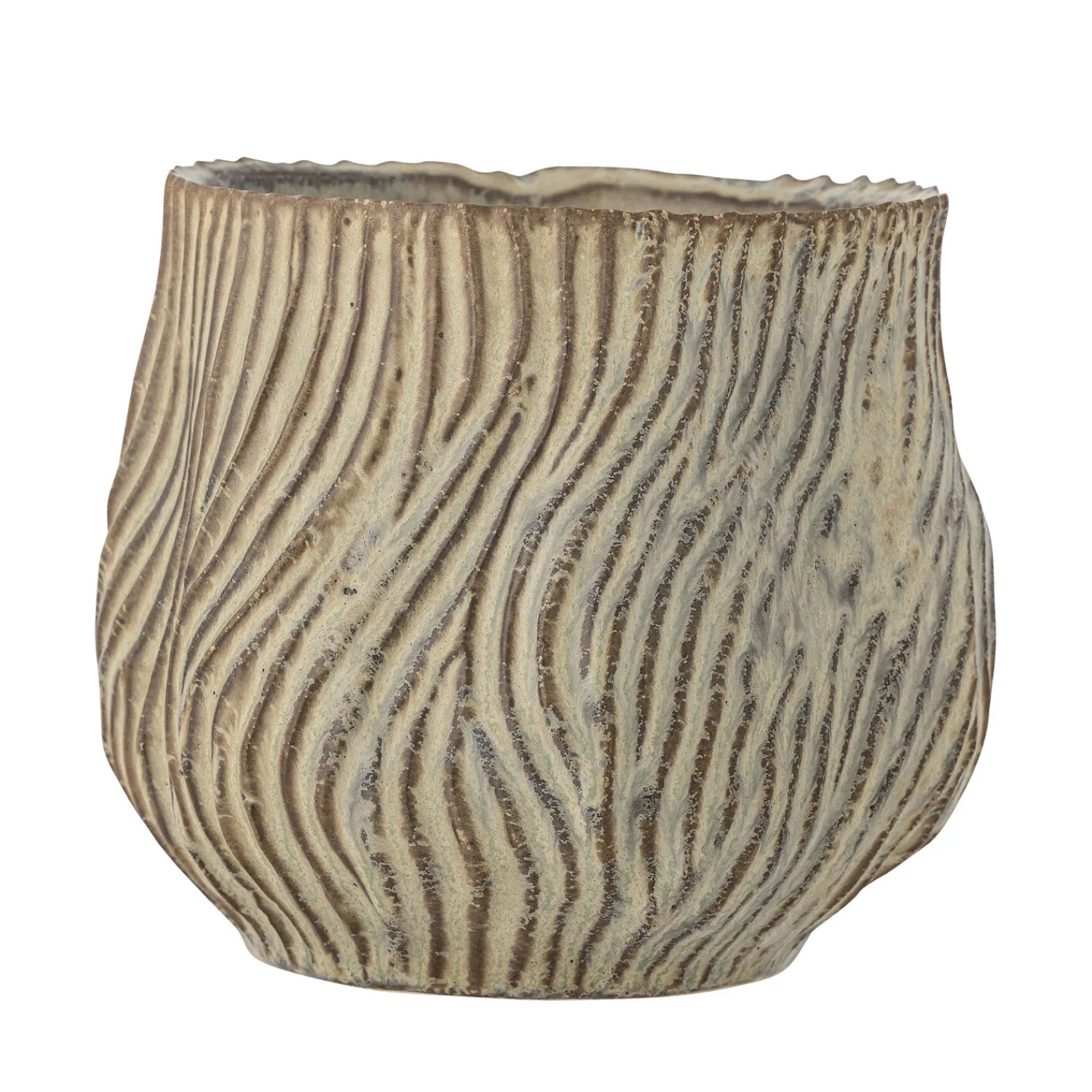 - Dua Urtepotteskjuler, Grøn, Stentøj*Bloomingville Outlet