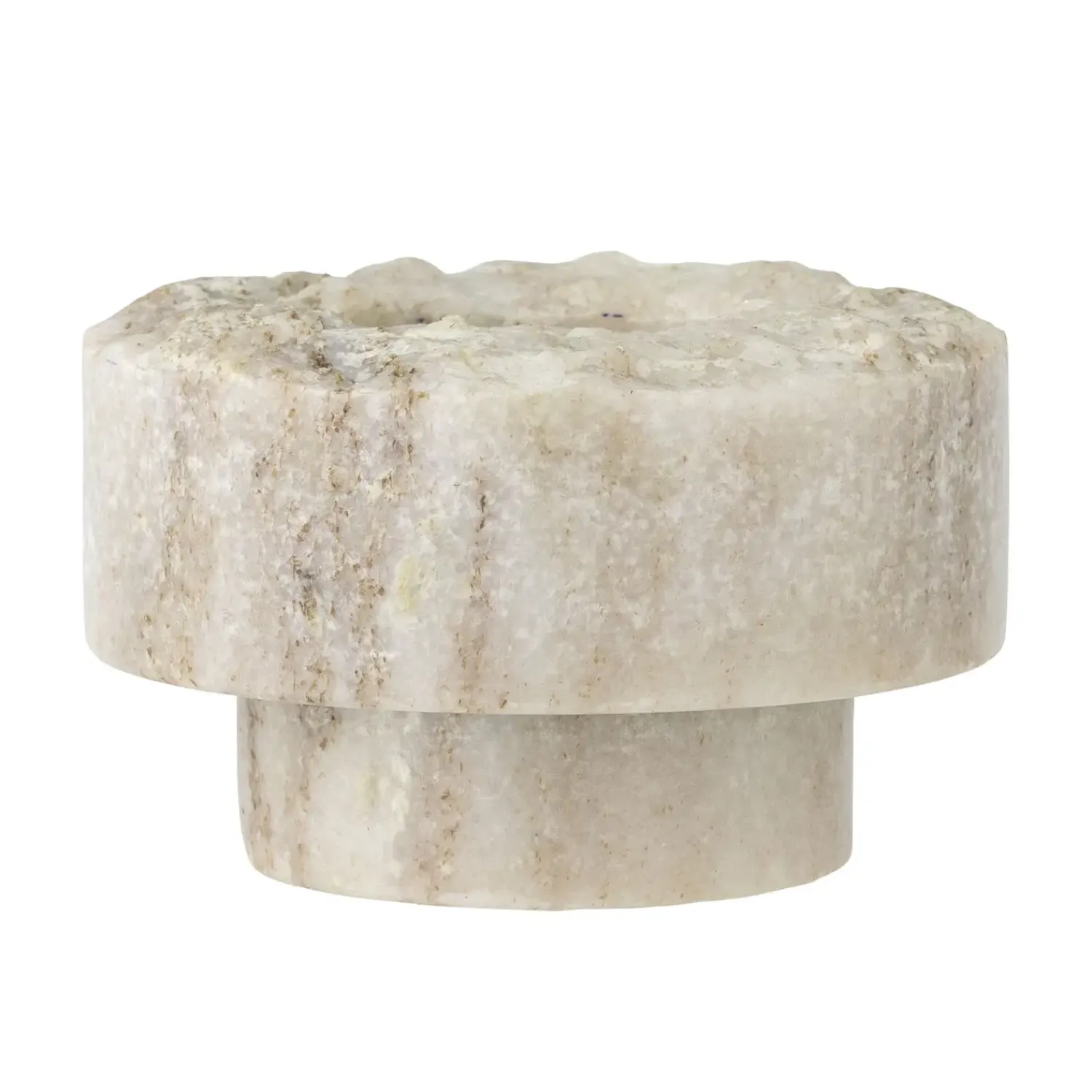 - Forli Fyrfadsstage, Natur, Marmor*Bloomingville