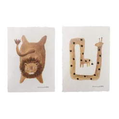 - Fritza Plakat, Orange, Papir^Bloomingville Sale