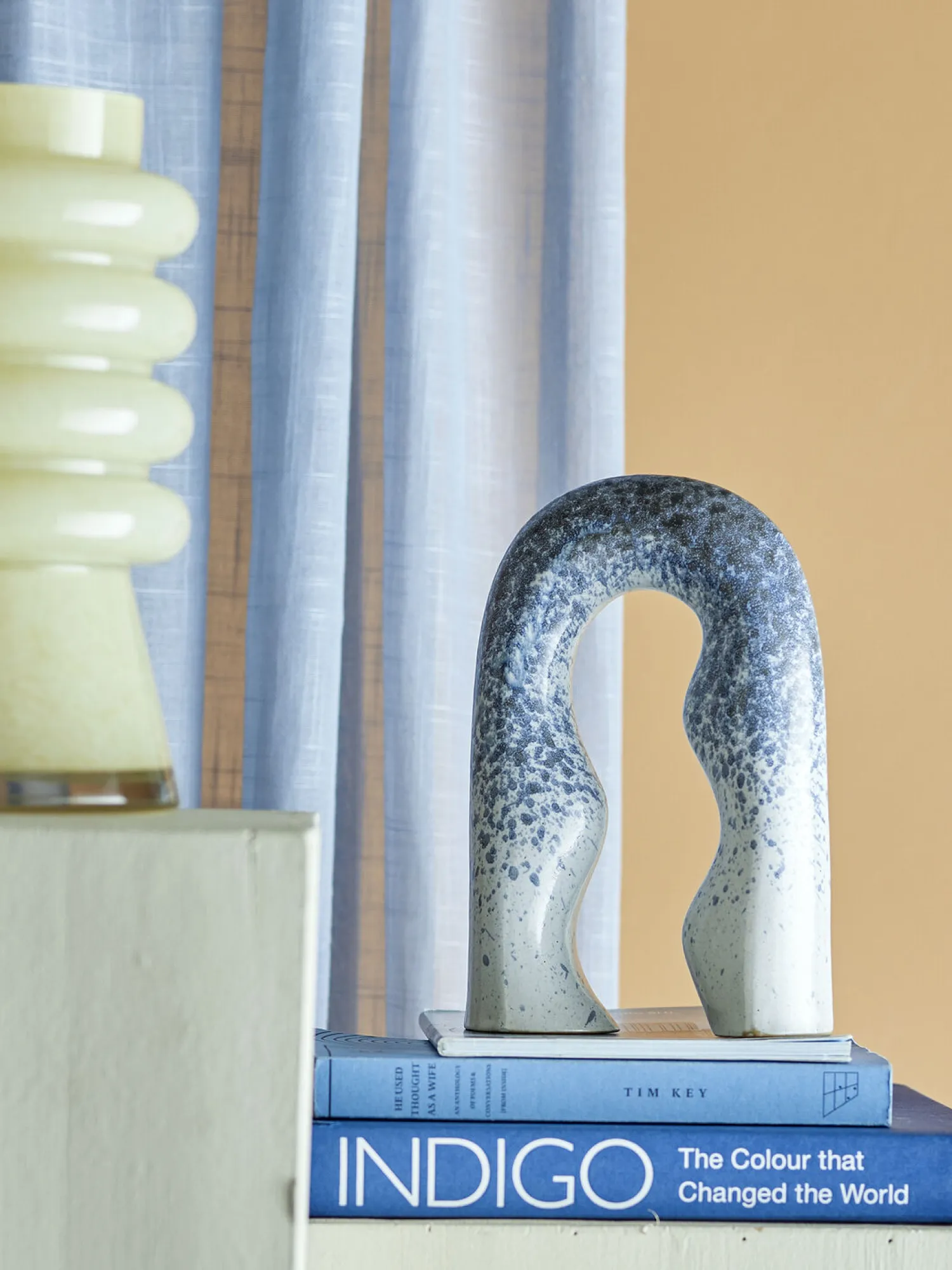 - Gate Deko, Blå, Stentøj*Bloomingville