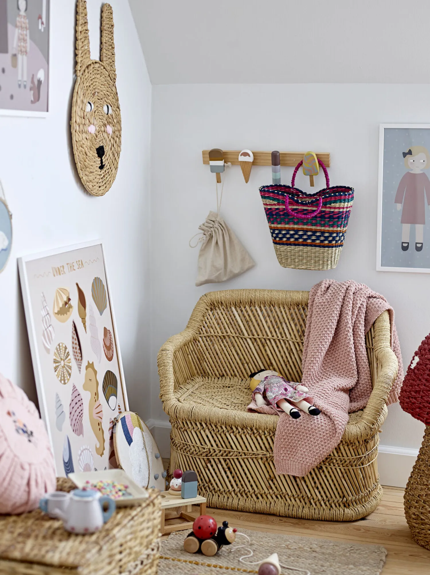 - Gentrim Legetøjsmad, Grå, Krydsfiner*Bloomingville Discount