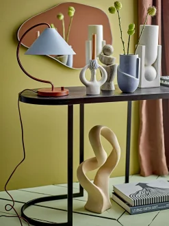 - Hatty Lysestage, Blå, Stentøj^Bloomingville Discount