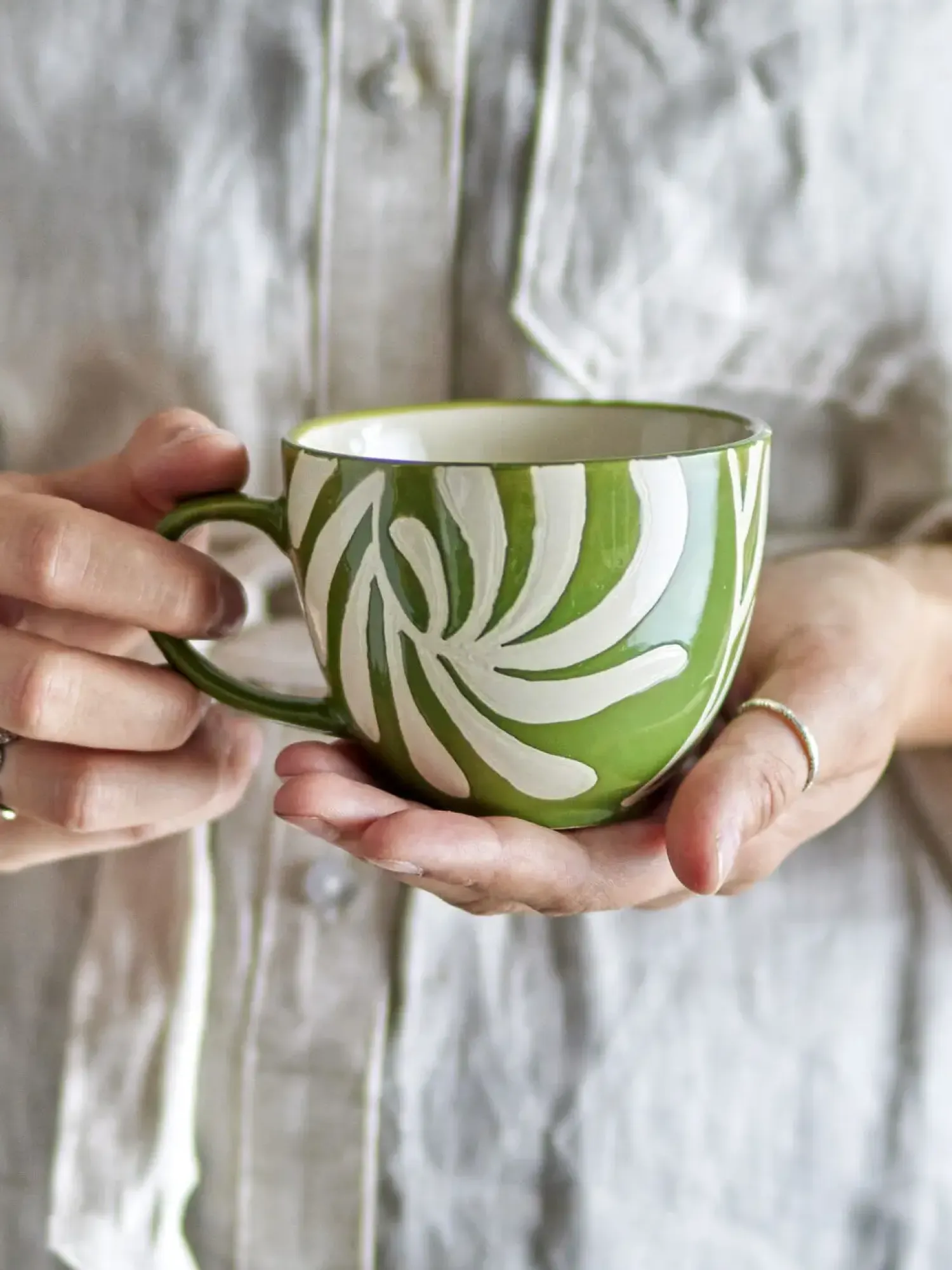 - Heikki Kop, Grøn, Stentøj*Bloomingville Best