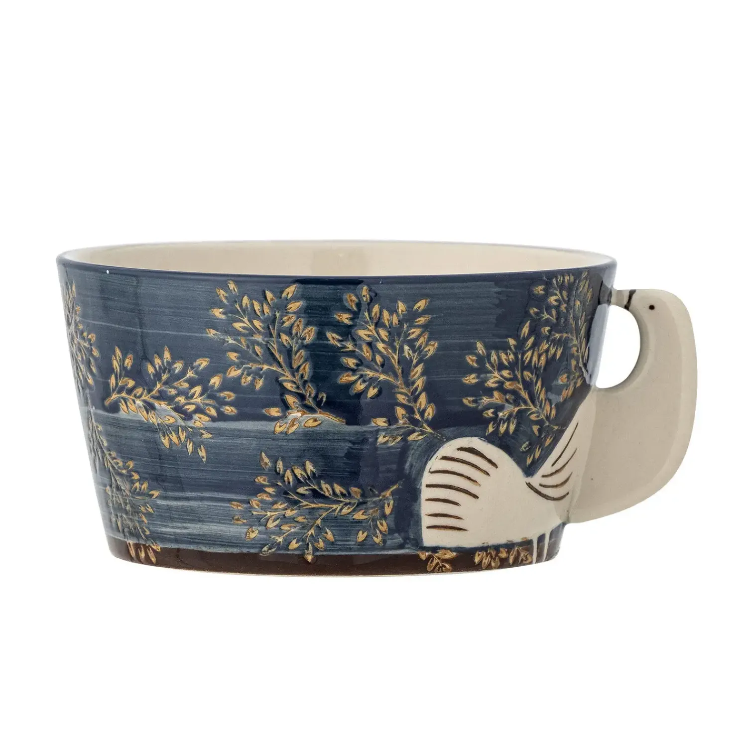 - Hezha Skål, Blå, Stentøj*Bloomingville Clearance