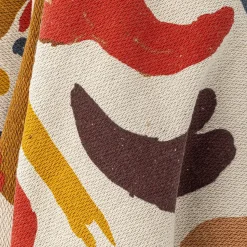 - Horus Plaid, Orange, Genanvendt Bomuld^Bloomingville Sale