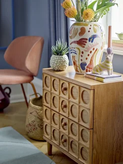 - Horus Vase, Orange, Stentøj*Bloomingville Clearance