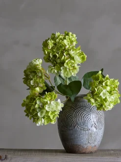 - Hydrangea Kunstig stilk - Hvid, Plastik^Bloomingville