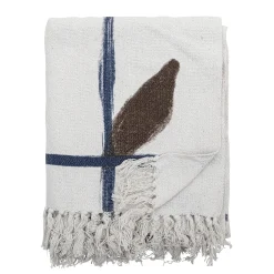 - Imperia Plaid, Natur, Genanvendt Bomuld*Bloomingville Sale