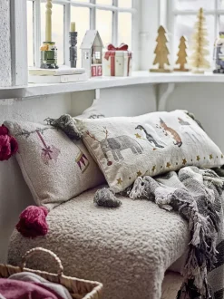 - Jodina Plaid, Grøn, Genanvendt Bomuld*Bloomingville Sale