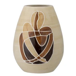 - Jona Vase, Brun, Stentøj*Bloomingville Hot
