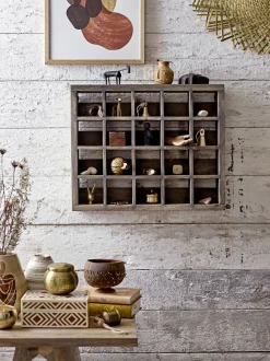 - Jona Vase, Brun, Stentøj*Bloomingville Hot