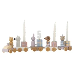 - Junaid Fødselsdagsdekoration - Tog , Rosa, FSC®100%, MDF^Bloomingville