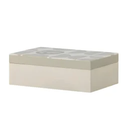 - Kabela Æske m/låg, Grå, Resin^Bloomingville Clearance