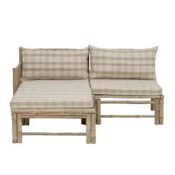 - Korfu Modul Puf, Natur, Bambus*Bloomingville Clearance