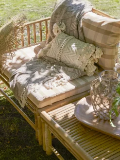 - Korfu Modul Puf, Natur, Bambus*Bloomingville Clearance