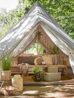 - Korfu Modul Sofa Højre Hjørne, Natur, Bambus*Bloomingville Outlet