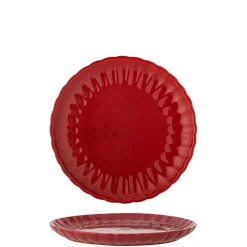 - Latina Tallerken, Rød, Stentøj*Bloomingville Sale