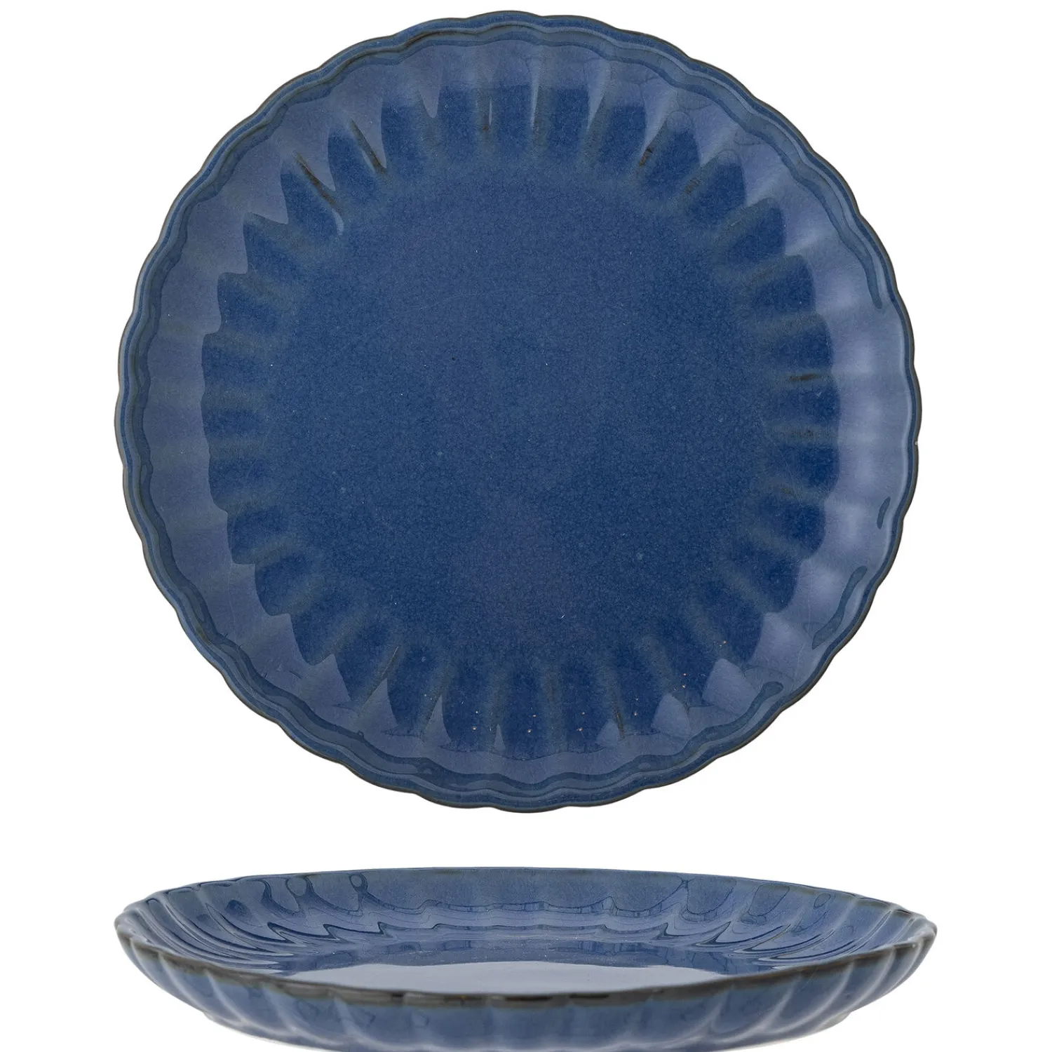 - Latina Tallerken, Blå, Stentøj*Bloomingville Sale