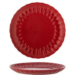 - Latina Tallerken, Rød, Stentøj*Bloomingville New