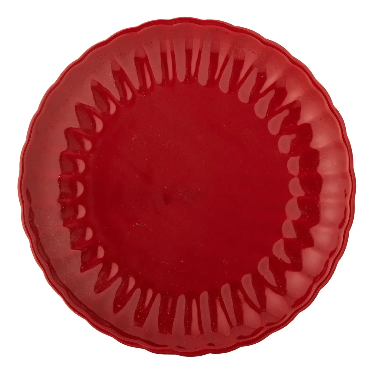 - Latina Tallerken, Rød, Stentøj*Bloomingville New